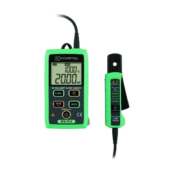 DCミリアンペアクランプロガー KEW2510 1点