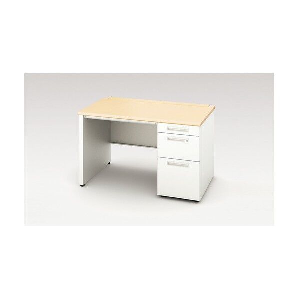 片袖デスク(パネル脚) XEHH127BP-WS 1点