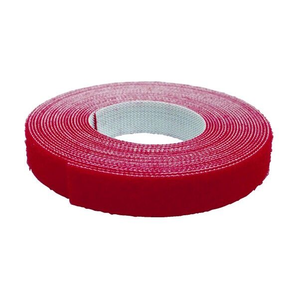 マジックテープ超薄型マジックバンド10mm×3mレッド