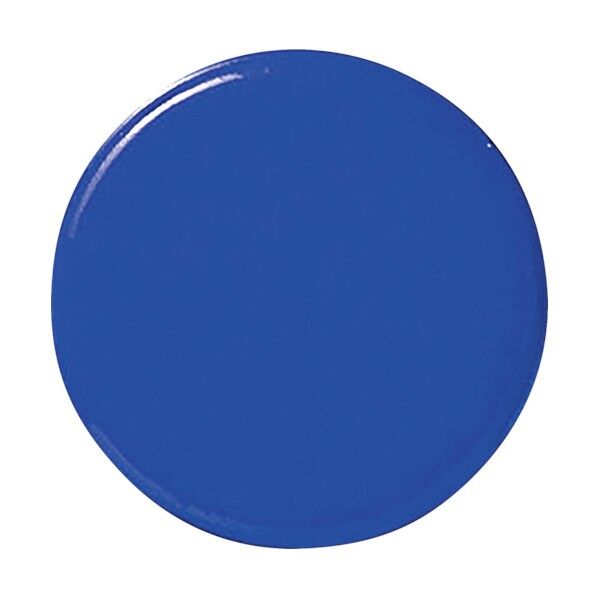 強磁力カラーマグネット(ボタン型)WMG‐471BL 両面磁力 青 30Φ×7mm 315025 2個