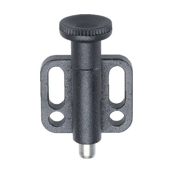 インデックスボルト 水平カラー付 ノブ付 ホールド機構なし