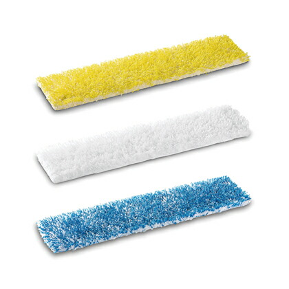 ケルヒャー マイクロファイバークロスセット(フロアノズル用) イエロー ホワイト ブルー 460 x 110 x 10 mm 2.863-231.0...