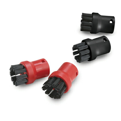 ケルヒャー ポイントブラシ4個組 レッド ブラック 26 x 26 x 40 mm 2.863-245.0 ...