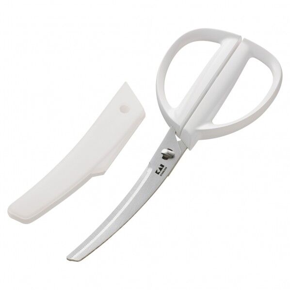 KK カーブ キッチン鋏 キャップWH DH8002