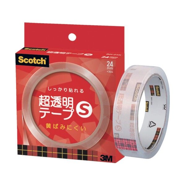 スコッチ(R)超透明テープS BH-24N 23275 便利グッズ(文具・OA機器) BH-24N 1個