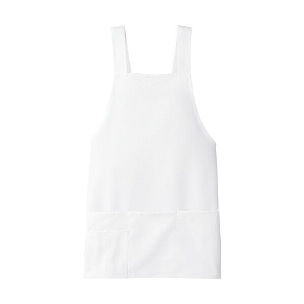 ショートエプロン 001ホワイト F 861372 1