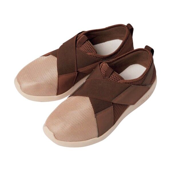 リハビリ支援シューズII ブラウン22.0CM 091402 1足