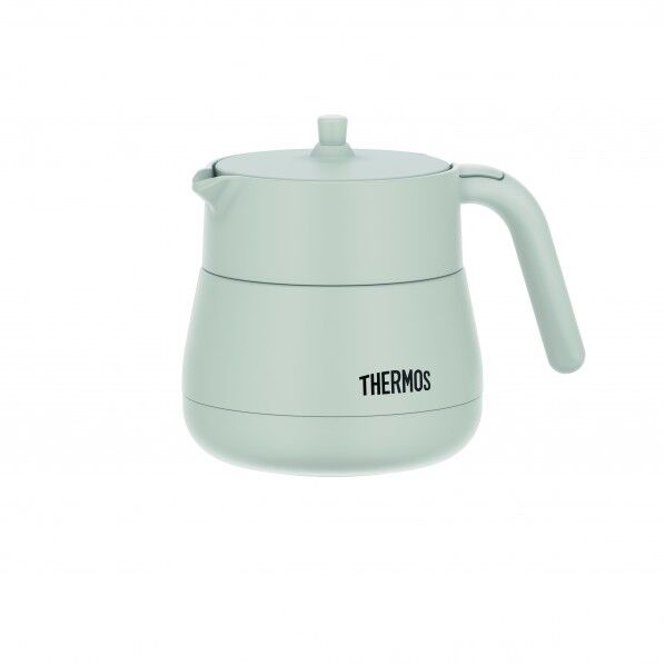 サーモス 真空断熱ティーポット 450ml ライトグレー TTE-450 1個