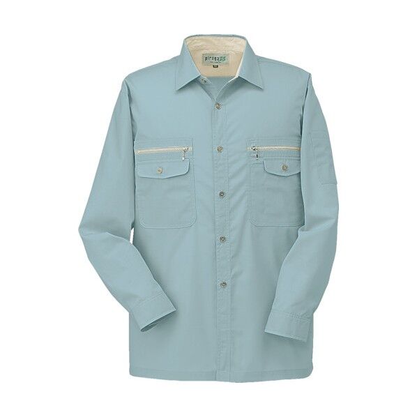 長袖シャツP-8898 6ブルー