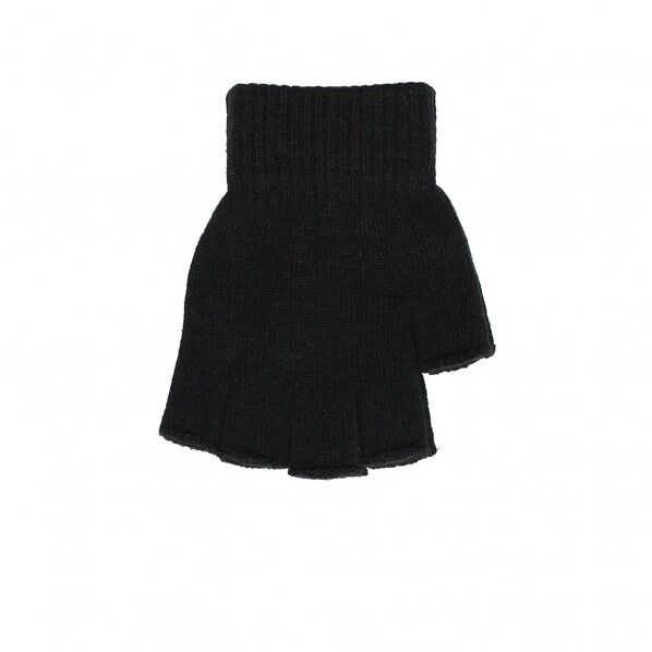 おたふく手袋 のびのび5本指出手袋 F ブラック G-876 1個...