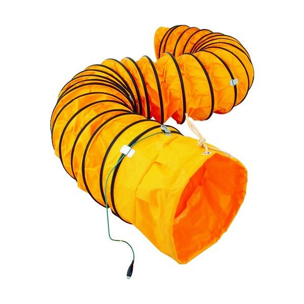 送風機用ダクト防爆用アース端子付320mm5m SJFD-320DC