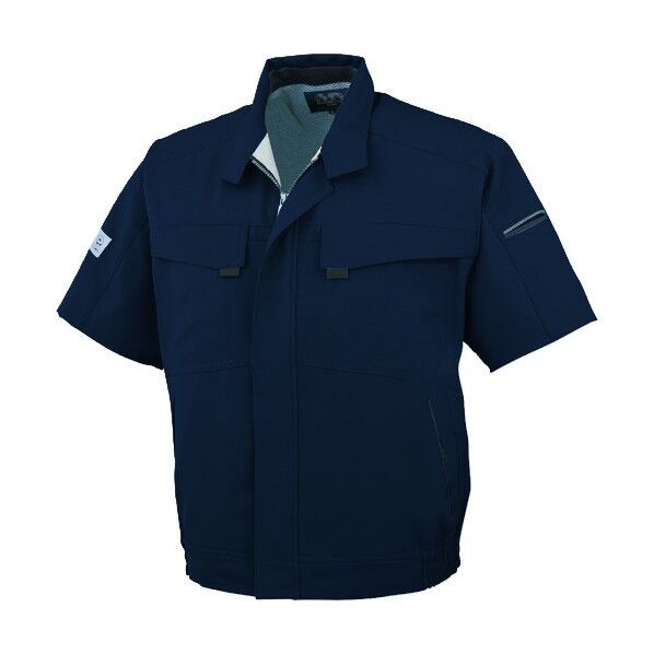 半袖ブルゾンA-3360 1 ネイビー 4L A-3360-1-4L 1点