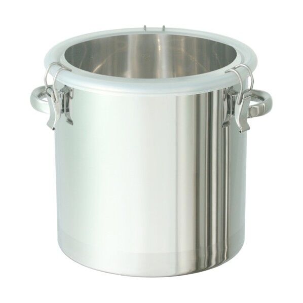 ステンレスタンク ストレート密閉タンク(透明アクリル蓋付)