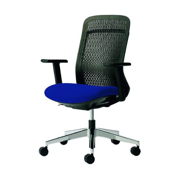 ※法人専用品※プラス 41580)事務イス Try KD-TR63SEL BL 1点