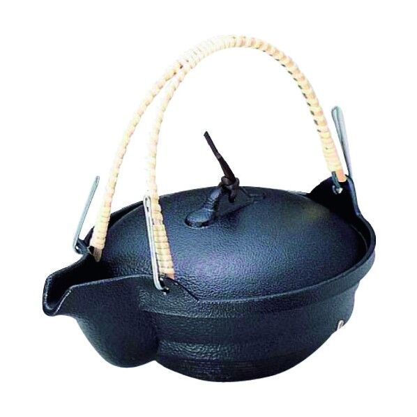 マイン アルミ 土瓶 (大)黒 M10-241 QDB0302 1個