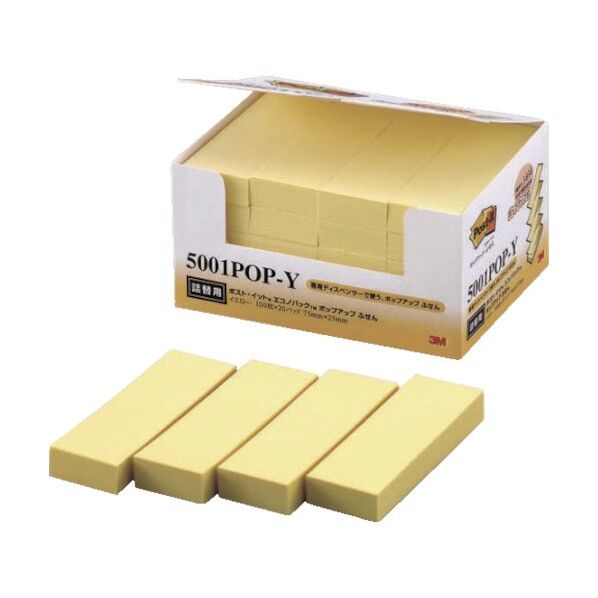 ポストイットエコノパック 5001POP-Y 1個