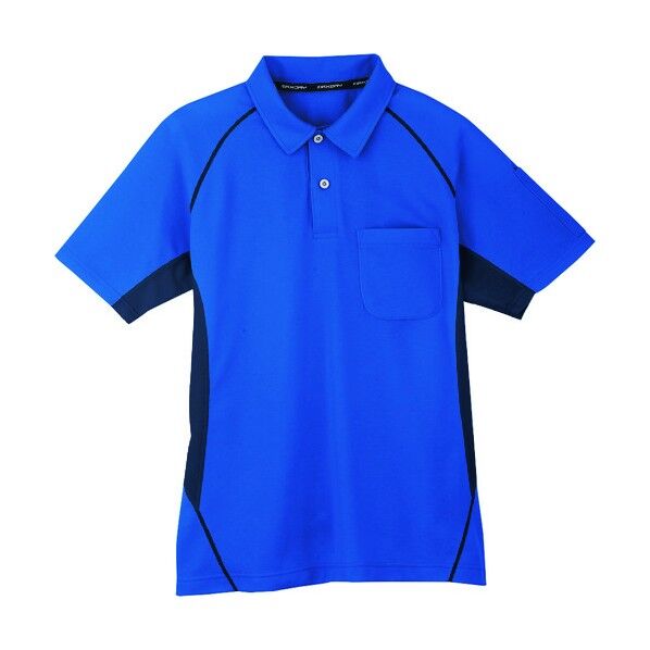 半袖ポロシャツ 6ブルー