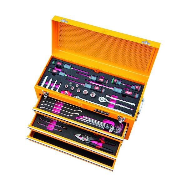 2019SK ラチェットコンビネーションレンチ採用スタンダード特別色セット(イエロー)(発泡トレイタイプ) イエロー 585 x 280 x 365 mm SK35119XY 1セット