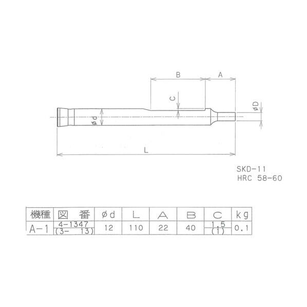 A1 パンチ 10.2mm AP-10.2 1点