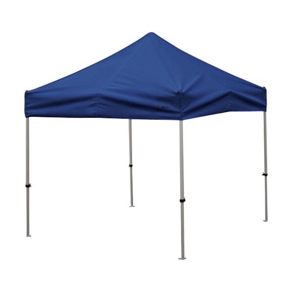 かんたんてんと 2.4m×2.4mスチール&アルミ複合フレーム 青 KA/3W-B 1点