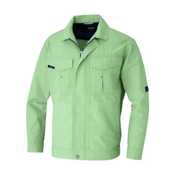 長袖サマーブルゾン（男女兼用） 005アースグリーン L 1630 1