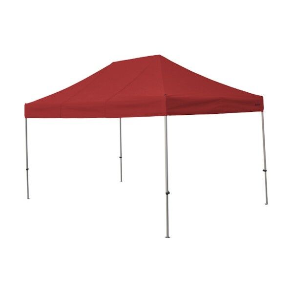 かんたんてんと 3.0m×4.5mスチール&アルミ複合フレーム 赤 KA/7W-R 1点