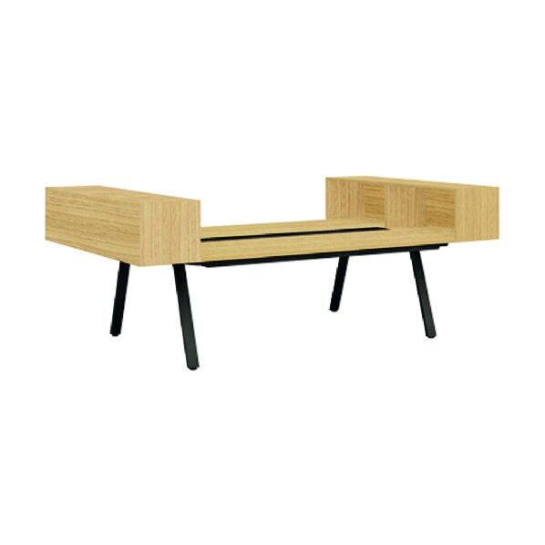 666931Genela両側机上収納セットGE2014WS3 LW/BK GE-2014WS3 LW/BK 1点