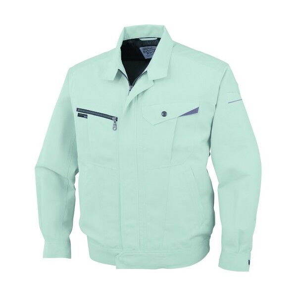 長袖ブルゾンAS-721 9 EグリーンLL AS721-9-LL 1点