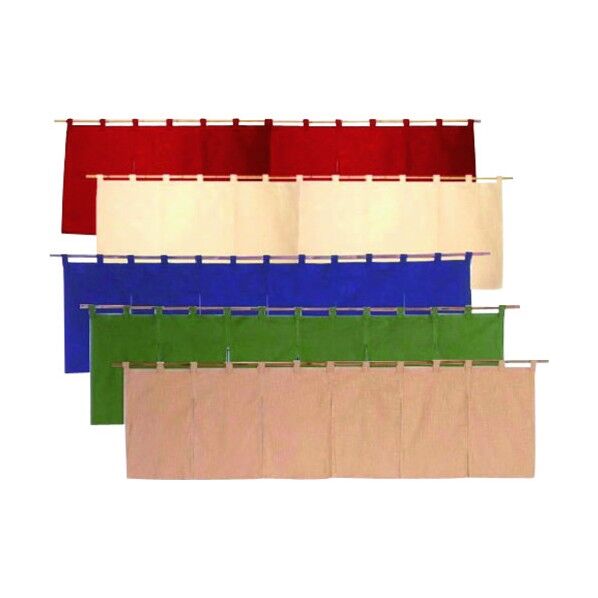 カウンターのれん 綿麻無地 001-10 ベージュ YHV0705 1点