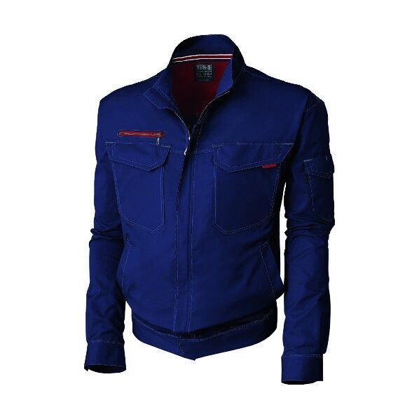 夏 長袖ジャケット ネイビー色 4Lサイズ WA11221R-3-4L 1点