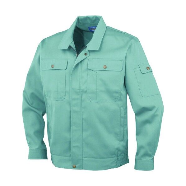 長袖ブルゾン261 6 Pブルー 4L 261-6-4L 1点