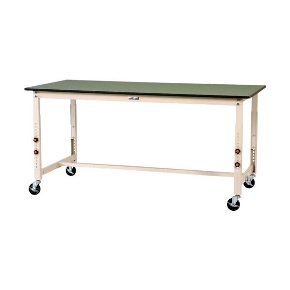 ワークテーブル 300シリーズ 高さ調整タイプ移動式 SWRAC-775-GI 1点