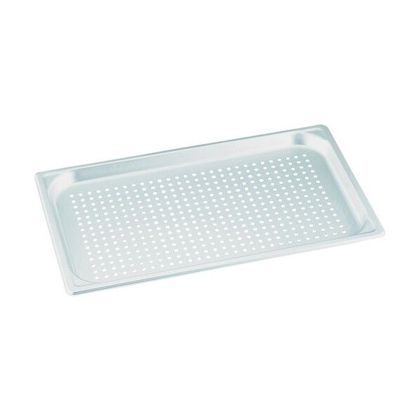 ホクア アルミ 穴明ホテルパン(硫酸アルマイト) 1/1×25mm マイスター 1/1×25mm AHT8801 1個