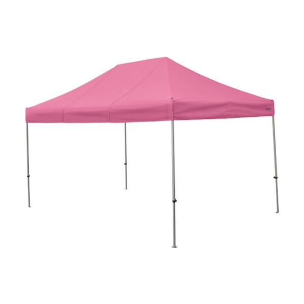 かんたんてんと 3.0m×4.5mスチール&アルミ複合フレーム ピンク KA/7W-P 1点