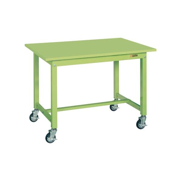 中量作業台(KTタイプ/耐荷重300kg/スチール天板/H825/キャスター付)