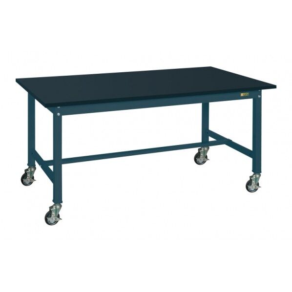 中量作業台(KTタイプ/耐荷重300kg/特殊アクリル系樹脂天板/H830/キャスター付)