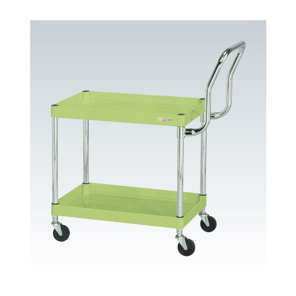 CSパールワゴン(軽量取手ハイタイプ/ゴム車/H600/2段)