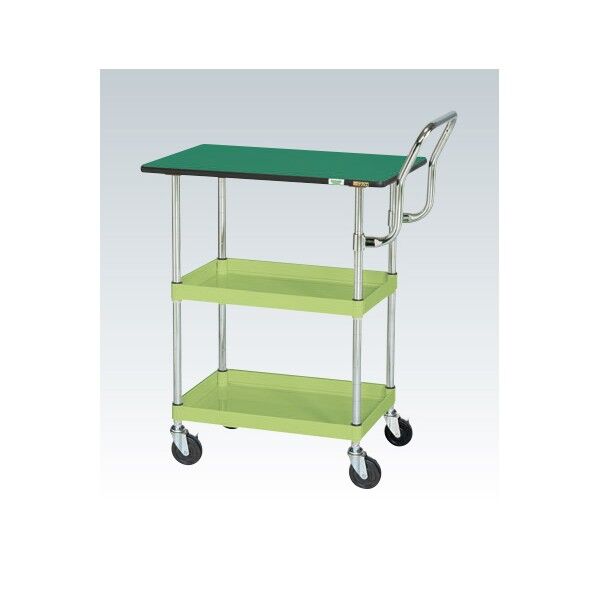 CSパールワゴン(中量取手ハイタイプ/ゴム車/天板付)