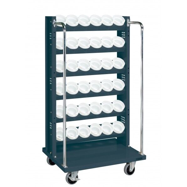 ツーリングワゴン(TLR6段タイプ/W790/自在2輪、固定2輪タイプ/ダークグレー色)