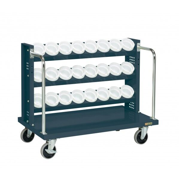 ツーリングワゴン(TLR3段タイプ/W1030/自在2輪、固定2輪タイプ/ダークグレー色)