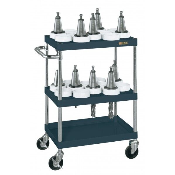 ツーリングワゴン(天棚.中棚ツーリングタイプ/ゴム車/H880/3段/直進安定金具付)