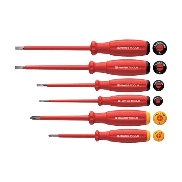 スイスグリップ.絶縁ドライバーセット 58542 1セット