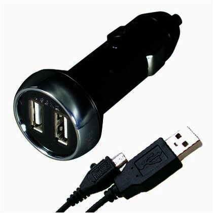 DC 1.3A-USB 2ポート MicroUSBケーブル