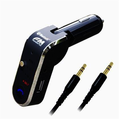 Bluetooth3.0FMトランスミッターAUXケーブル付
