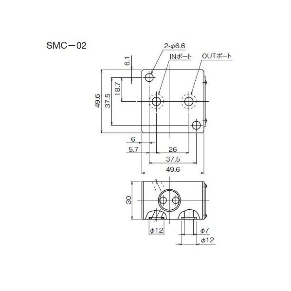 ダイキン(DAIKIN) 流量制御弁用チェック弁 SMC-02-05-10 1PC