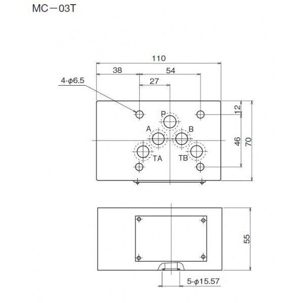 モジュラースタック形チェック弁