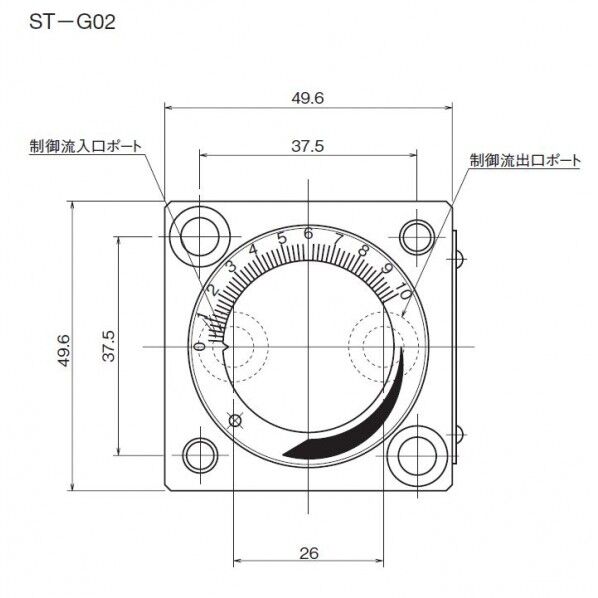 絞り弁(温度補償付)