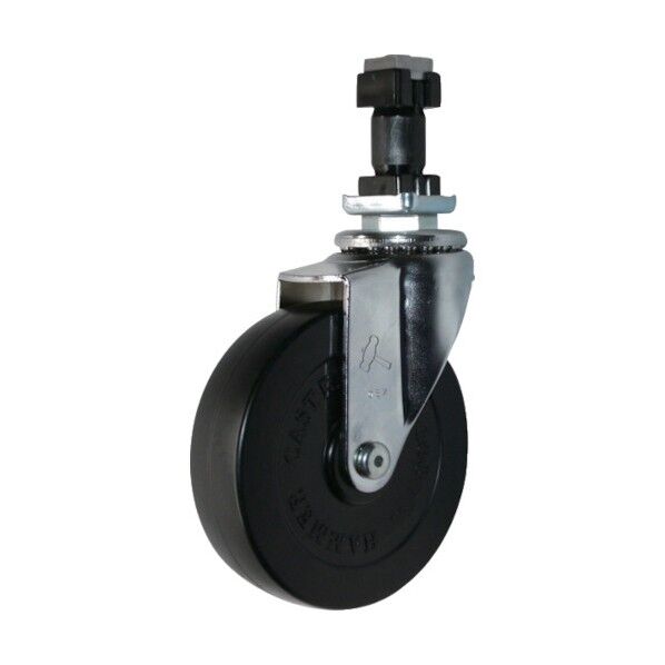 ENシリーズ自在ゴム車100mm 平戸車 4204ENR100 1個