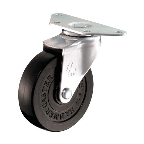 ハンマーキャスター Eシリーズコーナータイプ自在ゴム車65mm 平戸車 220ER65 1個...