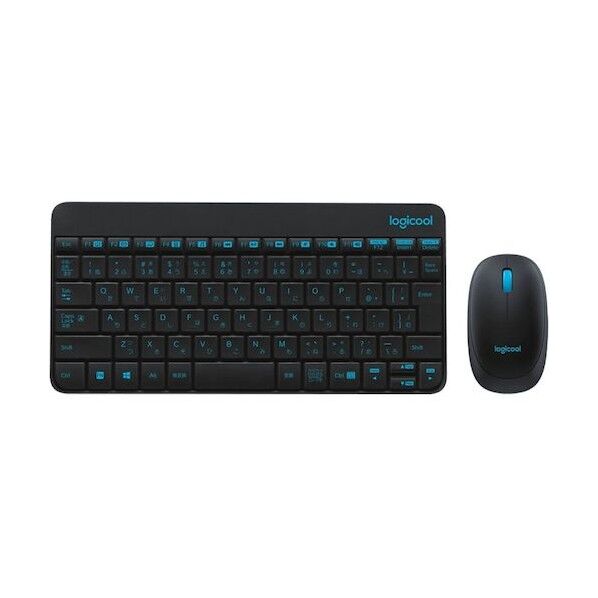 ロジクール ワイヤレスコンボ MK245 NANO ソリッドブラック MK245NBK 1点